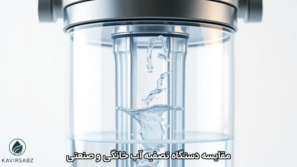 مقایسه دستگاه تصفیه آب خانگی با صنعتی
